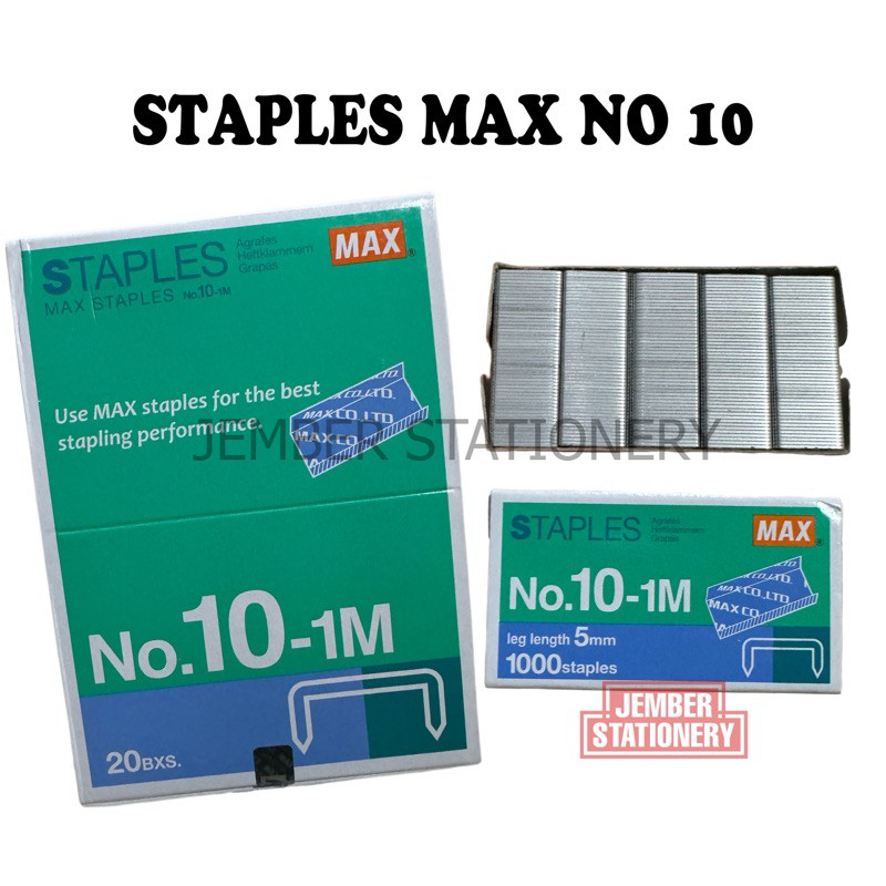 

(1kotak) Isi Staples Max no 10