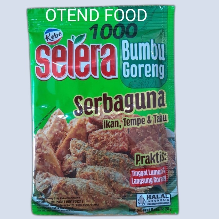 

New Item KOBE SELERA BUMBU GORENG SERBAGUNA 70G