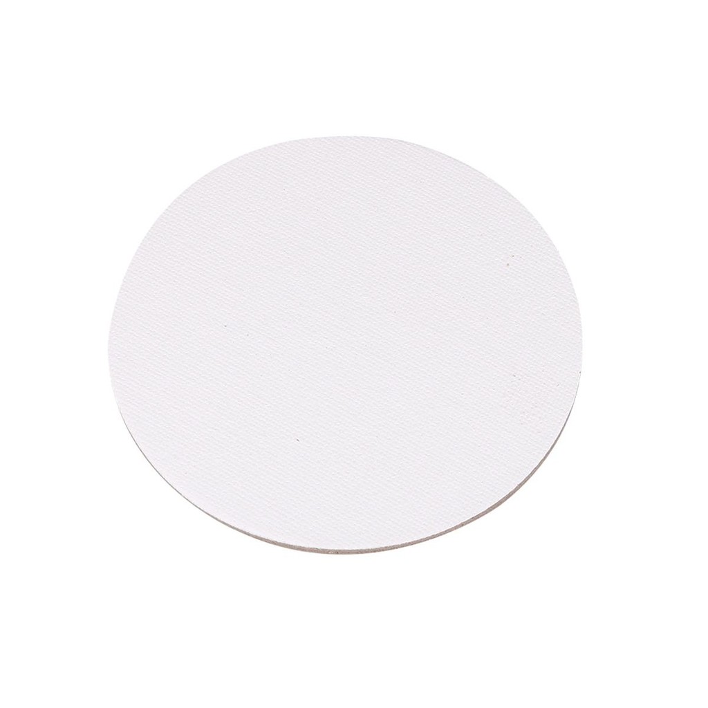 

8PCS 10CM Round Canvas Drawing Board Premium Art Painting Board Artist Round Shape Canvas Board Oil Paint Canvas Sketchpad (Whit