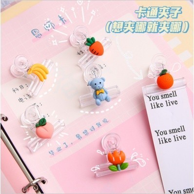 

Binder Clip Penjepit Kertas Plastik Motif Buah Penjepit Serbaguna Transparan 217