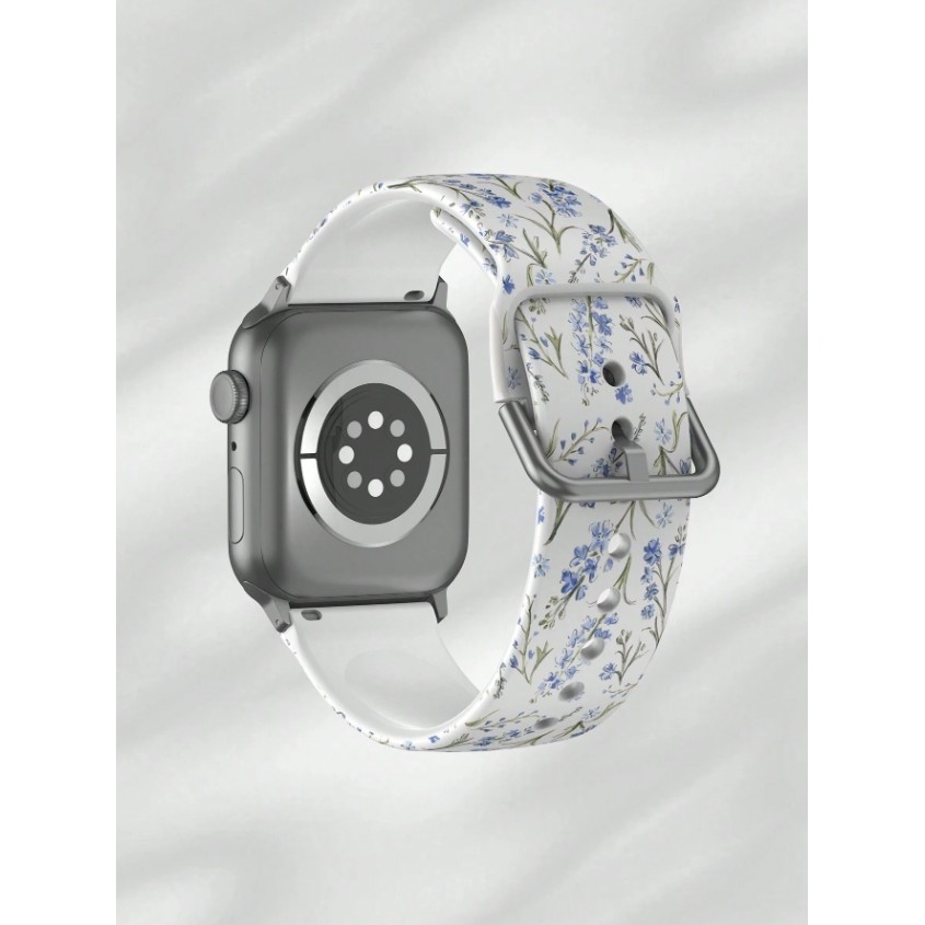 Tali Strap Gelang Soft Bunga kecil bermotif biru HUAWEI honor band 6 band 8 band 9 WATCH FIT 2 WATCH