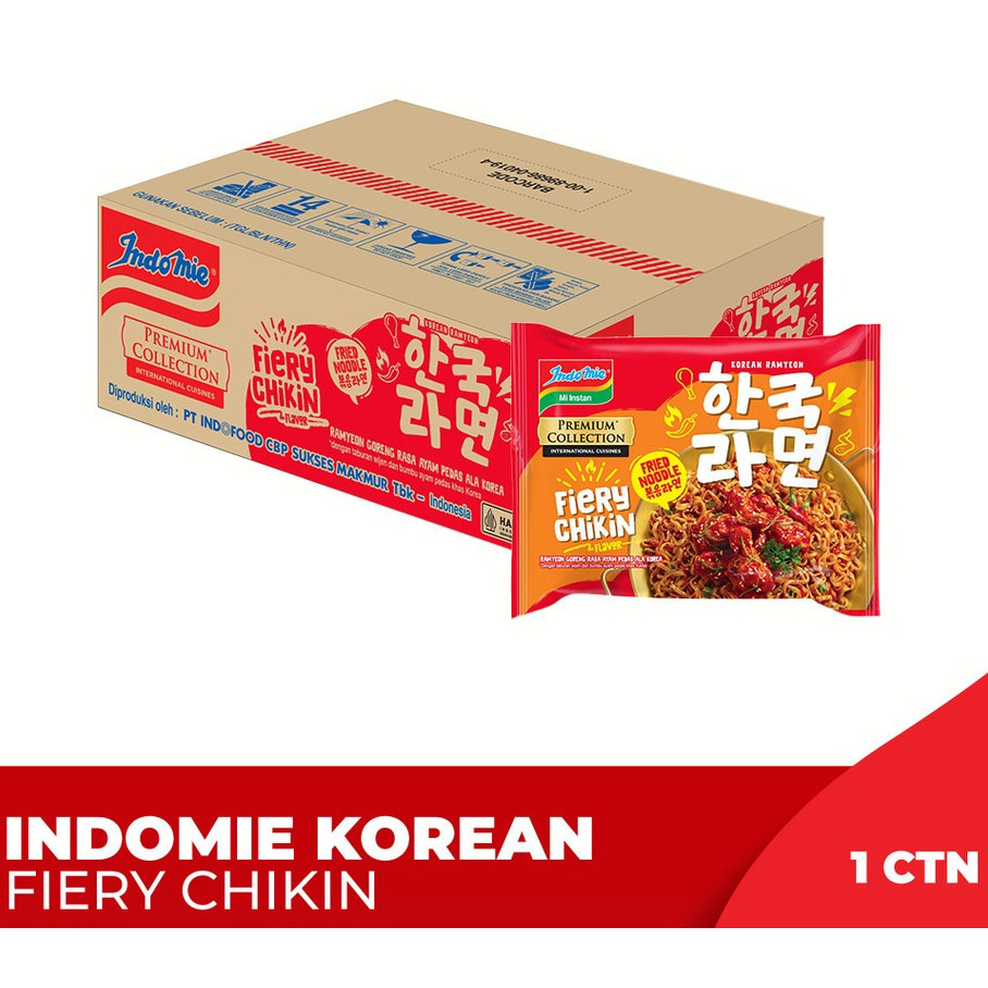 

1 Ctn - Indomie Korean Fiery Chickin indofood