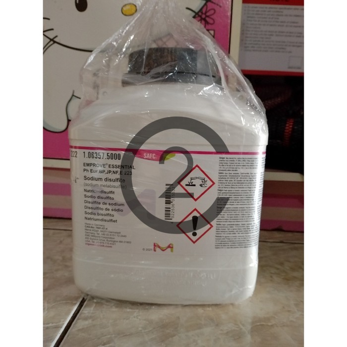 Natrium disulfit / Sodium disulfite / Metabisulfite 25 gr Merck 106357 SD001 (Repack)