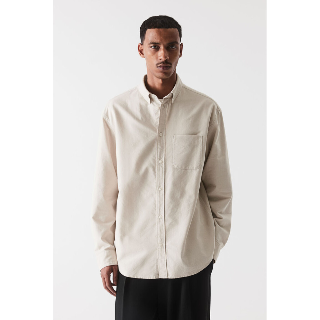 H&M Pria Regular Fit Oxford Shirt