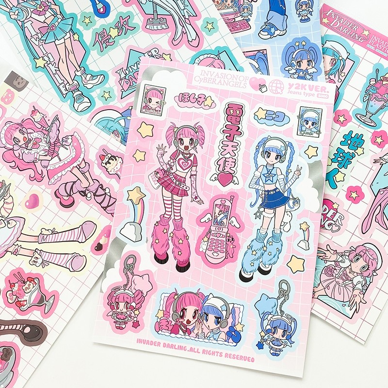 

Korean Deco Sticker For Scrapbooking Materials Stationery Sticker For Arts Diy Crafts Album Journal Planner