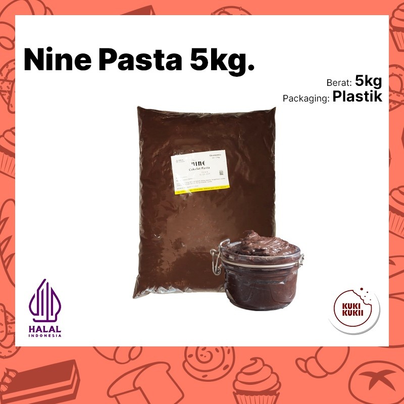 

The Nine Coklat Pasta 5kg Ekonomis | Filling Coklat Pasta Ekonomis 5 kg