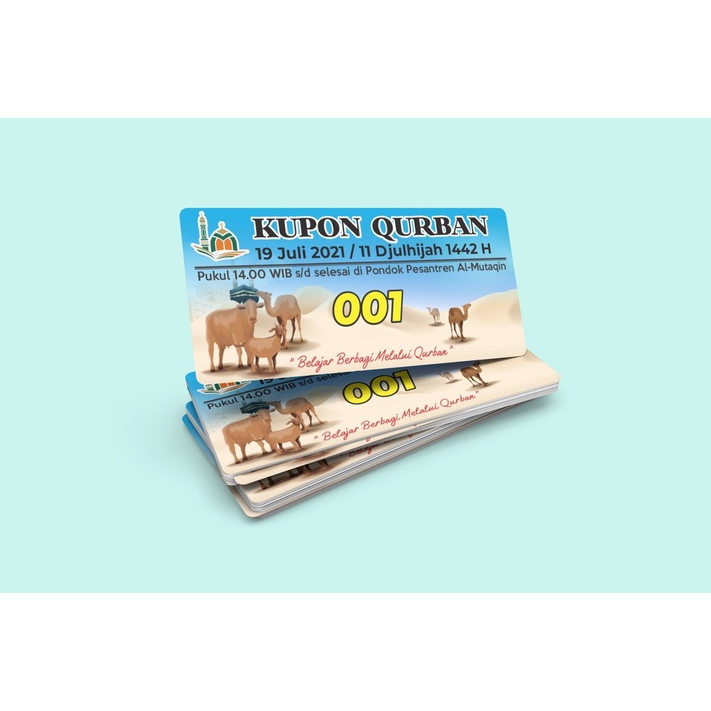 Kupon Qurban/Idul Adha/Kupon Pengambilan Daging Qurban