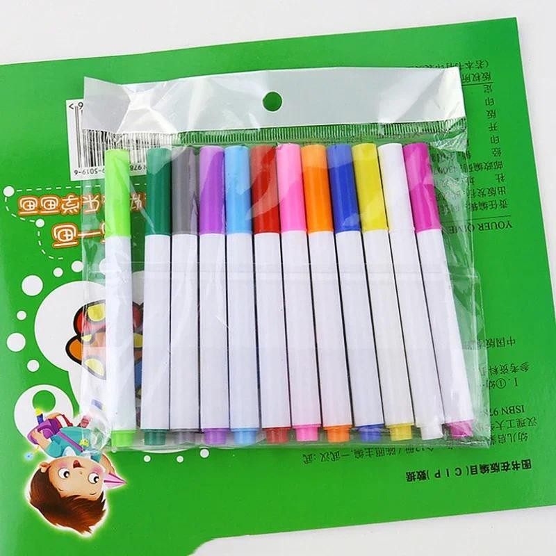 

set Different Colors Water-soluble Liquid Chalk Children's Drawing Pen Non-dust Board Chalk Marker Teacher Supplies