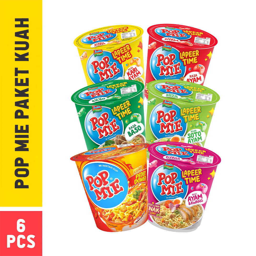 

6 PCS - Pop Mie Paket Kuah 75 Gr