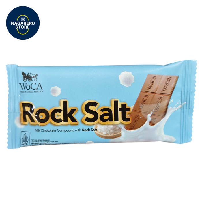 

Woca rock salt milk chocolate compound with rock salt 25gr
