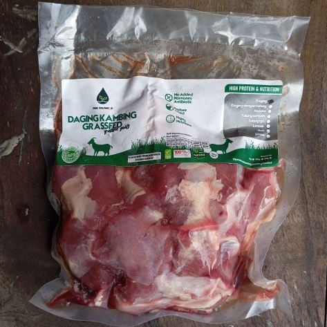 

Pure Organic Daging Kambing Grassfed 500 Gram | Daging Kambing Organik | Daging Kambing Grassfed |