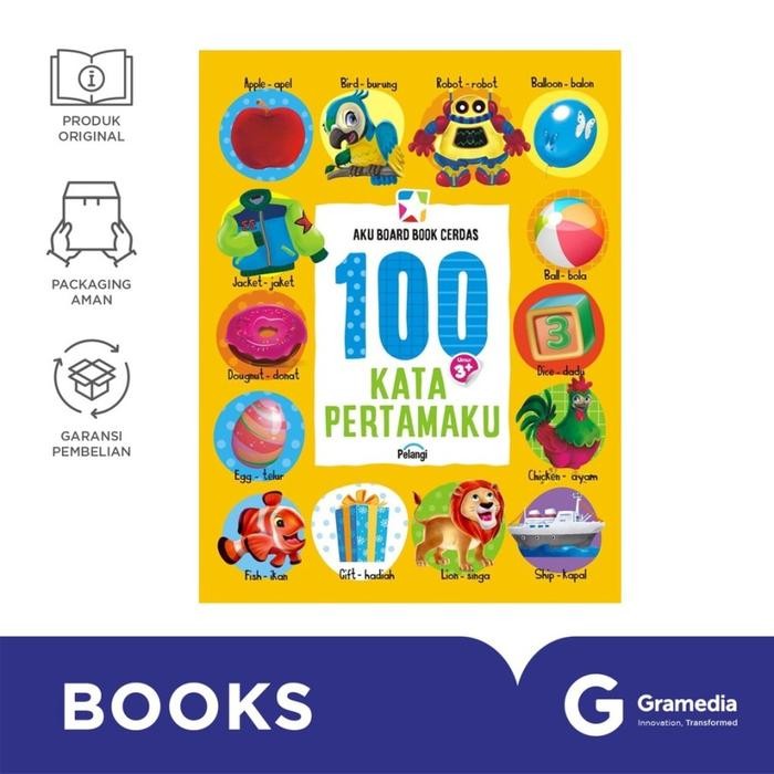 

SGAbook Buku Opredo Aku Board Book Cerdas : 100 Kata Pertamaku - -