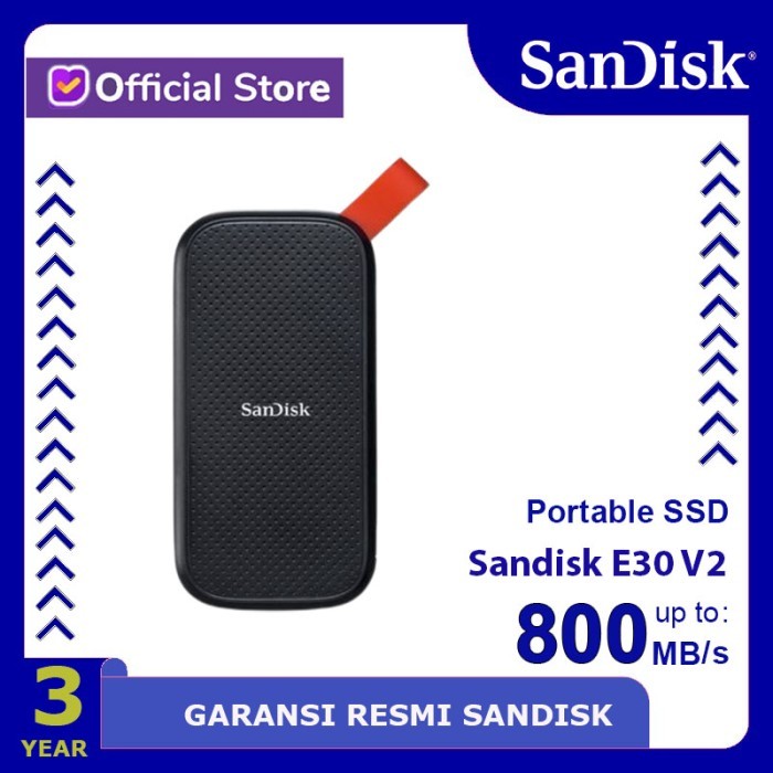 SSD Sandisk E30 2TB - SSD Portable Eksternal USB-A