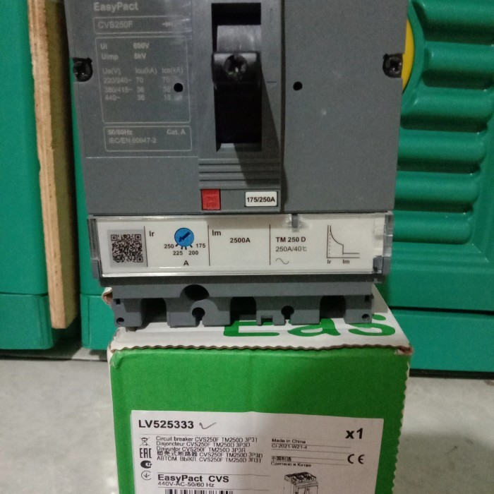 mccb cvs 250a schneider