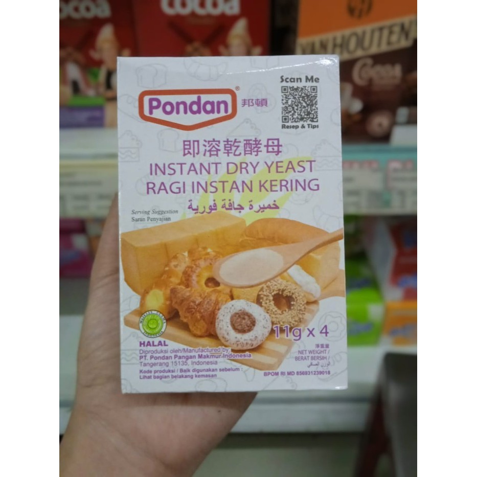 

Pondan Ragi Instan Kering 4X11gr