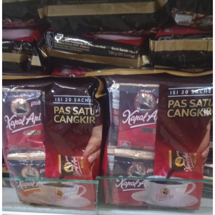 

KOPI KAPAL API 6 gram X 20S