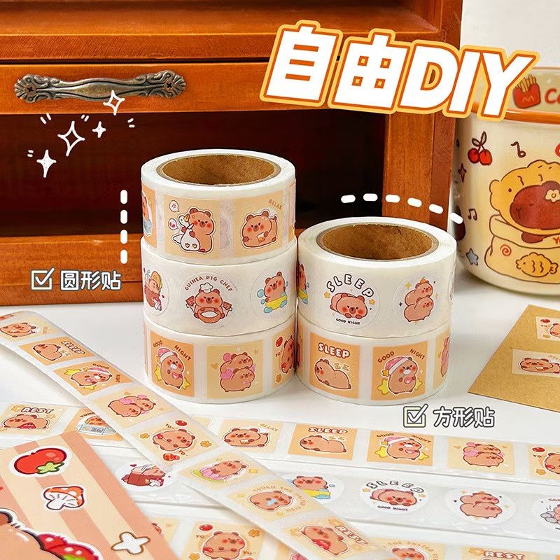 

STIKER ROLL CAPYBARA ISI 300 KAPIBARA LUCU MAINAN ANAK KARTUN PRAKARYA TUGAS SEKOLAH HIASAN BUKU ALAT TULIS SETIKER STICKER CUTE GEMAS HEWAN