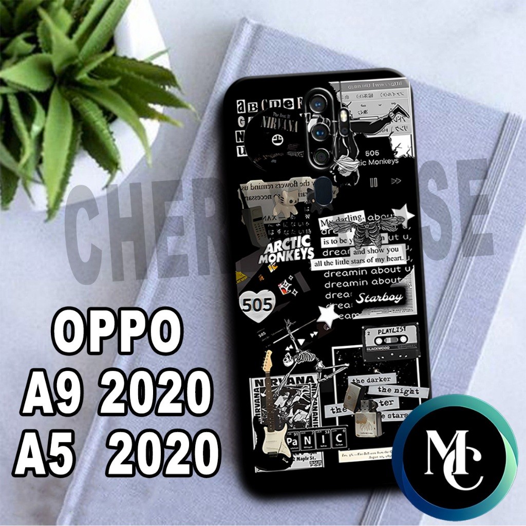 CC26/ Softcase karet lentur untuk OPPO A9 (2020) DAN A5 (2020)/Motif AESTHETIC/case OPPO A9 (2020)/k
