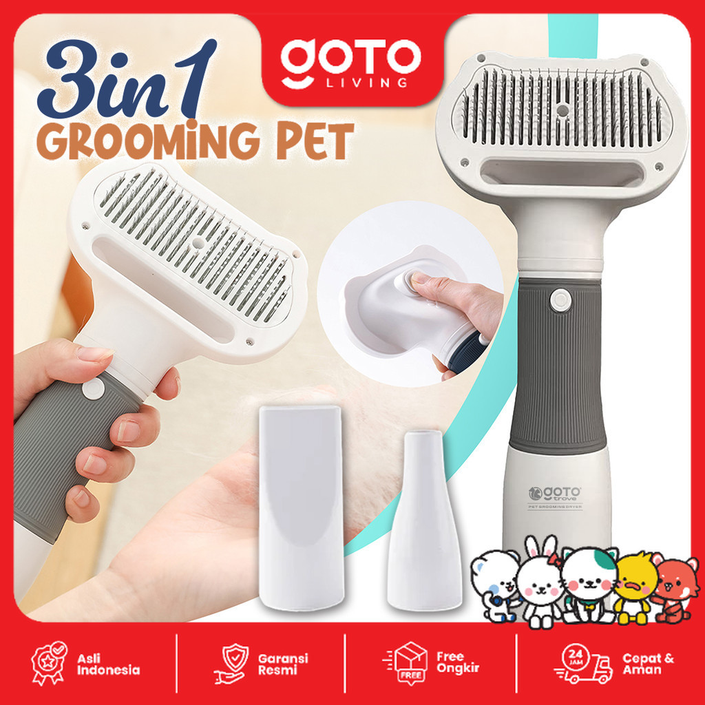 Goto Trove Pengering Bulu Sisir Rambut Anjing Kucing Pet Blower Grooming Dryer