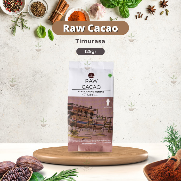 

Promo [Bahan Makanan] Timurasa Raw Cacao Powder 125gr - Bubuk Kakao Mentah 125gr