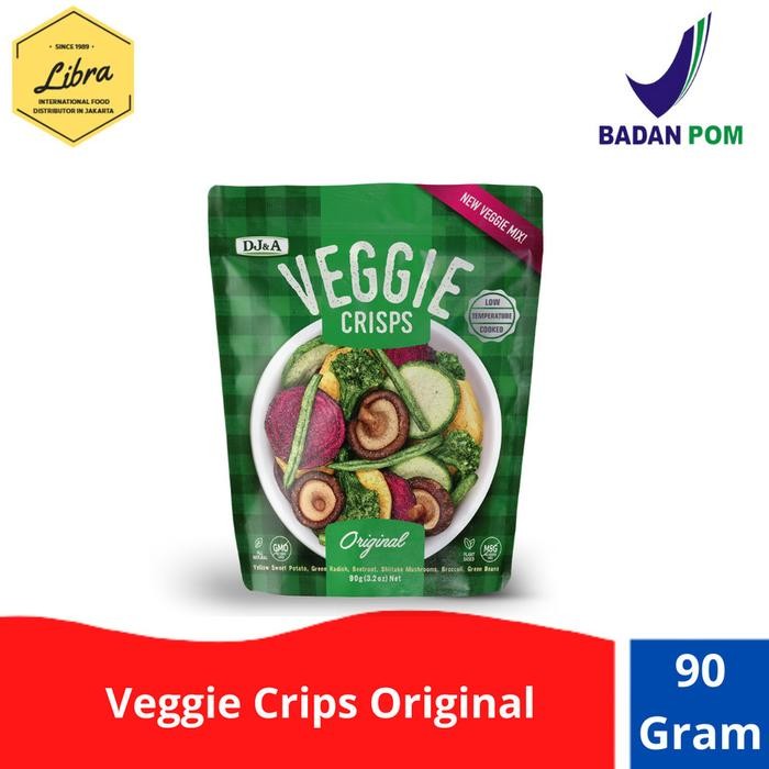 

DJ&A Veggie Crisp Original - 140 Gram - 90gr, Crips 140gr