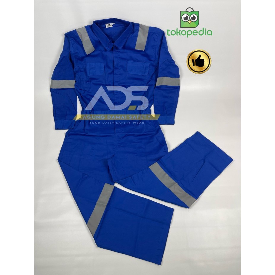 

WEARPACK TERUSAN / COVERALL / WEAR PACK TERUSAN - Biru Benhur, L