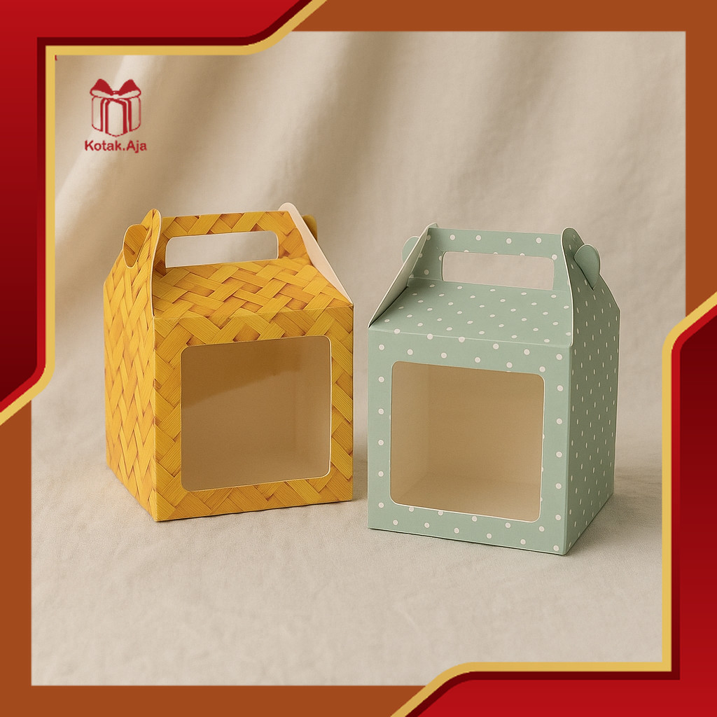

Box Gable Mika / Box Handle / Box Gable Jingjing / Box Kue / Box Cookies / Box Mika | HF01