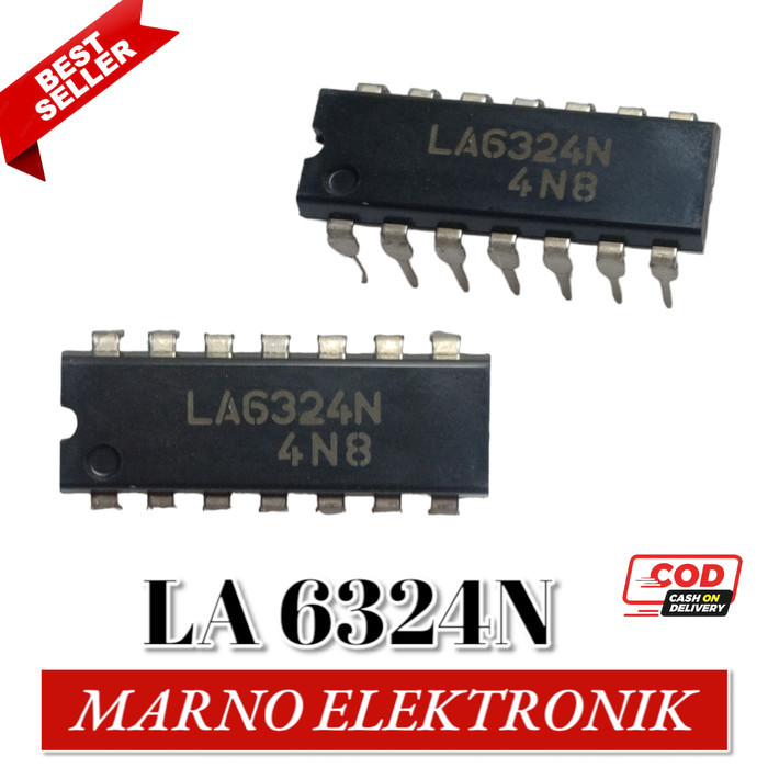 SGA05 IC LA 6324N LA6324N LA 6324 LA6324 ASLI ORIGINAL ORI