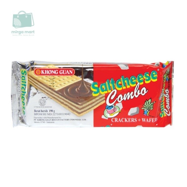 

KHONG GUAN SALTCHEESE COMBO CRACKERS + WAFER 190 GR