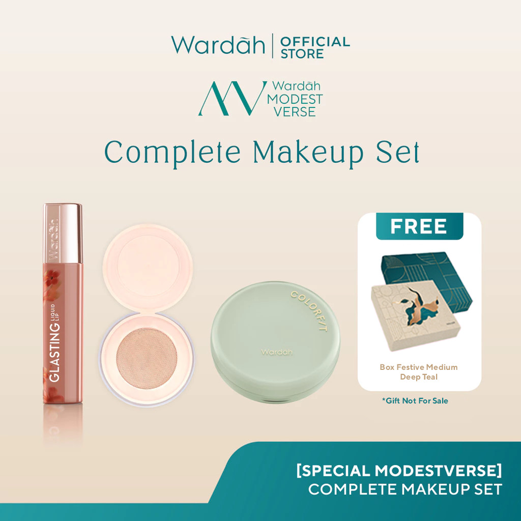 [HAPPY INTERNATIONAL MOM's DAY: Wardah Beauty Mom's Kit] WARDAH Bundle Cushion Cloud + Glasting New 