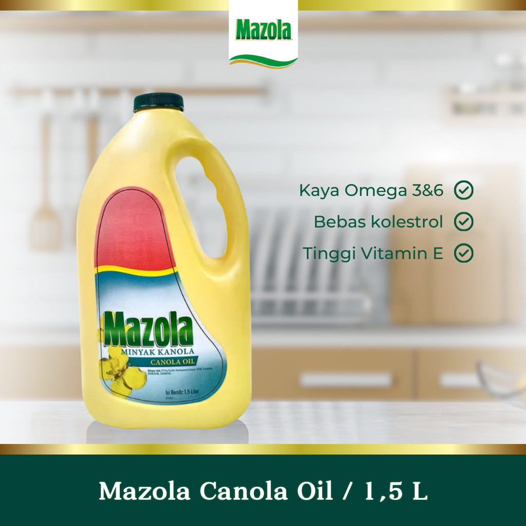 Mazola Canola Oil Minyak Kanola 1.5 Liter