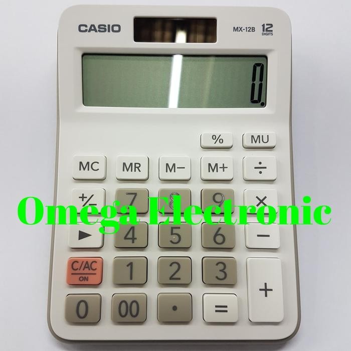 

Casio Calculator MZ-12S - Kalkulator Meja Office Desktop MZ 12S - Putih