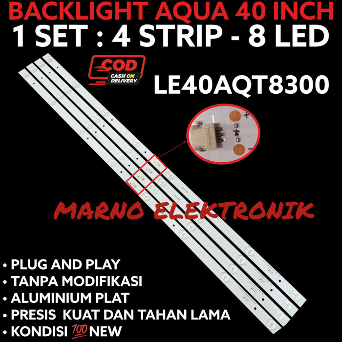 OSA99 BACKLIGHT AQUA 40 INCH LE40AQT8300 LE 40AQT8300 LE-40AQT8300 ORIGINAL