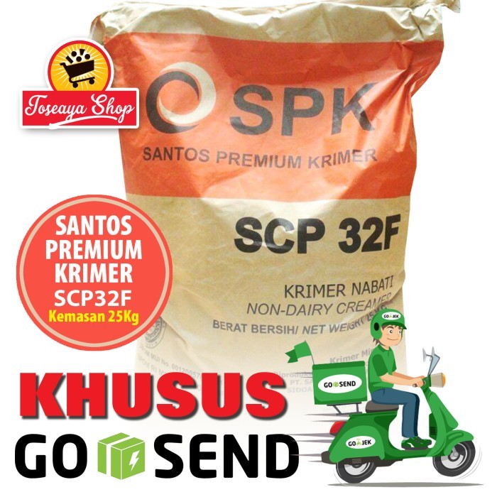 Krimer/Creamer Santos Premium SCP32F 1 Sak GoSend/GrabExpress