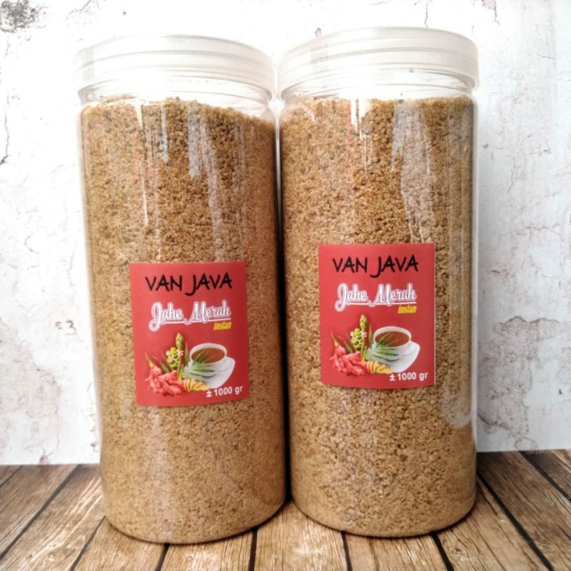 

Jahe Merah Instan Van Java 1000gram / Jahe Merah Instan 1Kg Minuman Sehat Menyehatkan