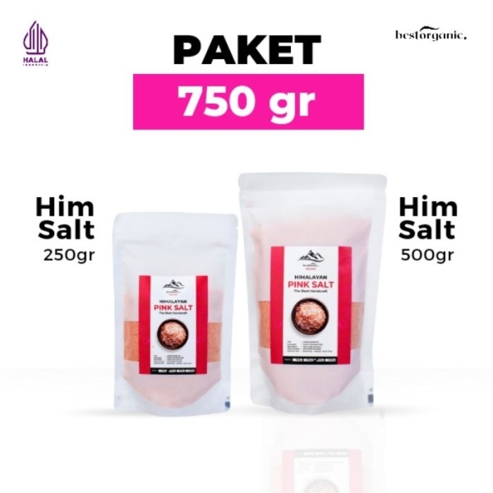 

Promo Paket Himalayan Salt - Besthoney - Garam Himalaya Organik - Pink Salt - Himsalt 500GR Terlaris