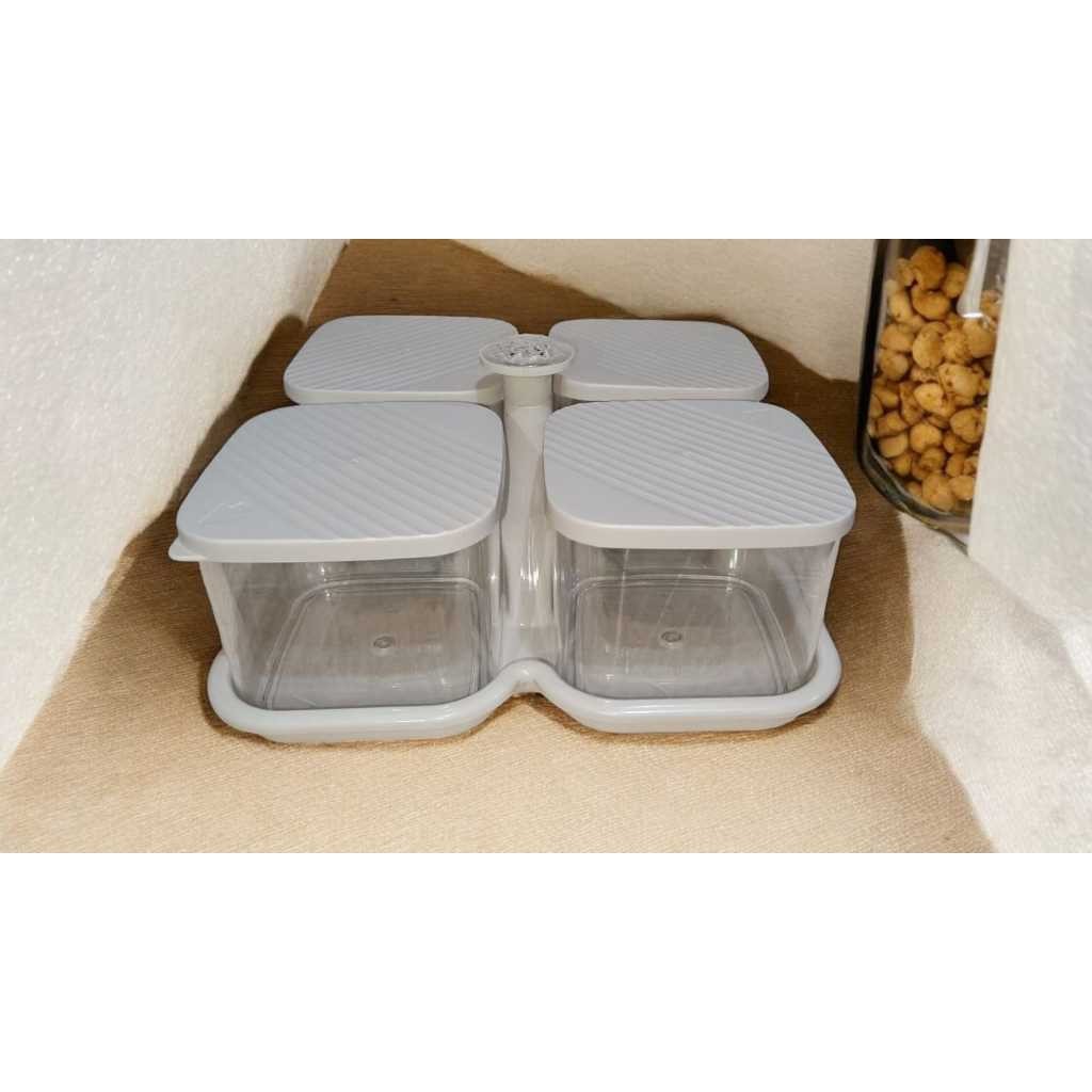 Toples Nampan Kue Kering Set Clarissa 1L 4 PCS (1 Set)