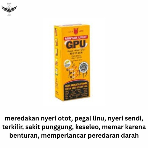 Minyak Urut GPU - Cap Lang Minyak Urut GPU Sereh
