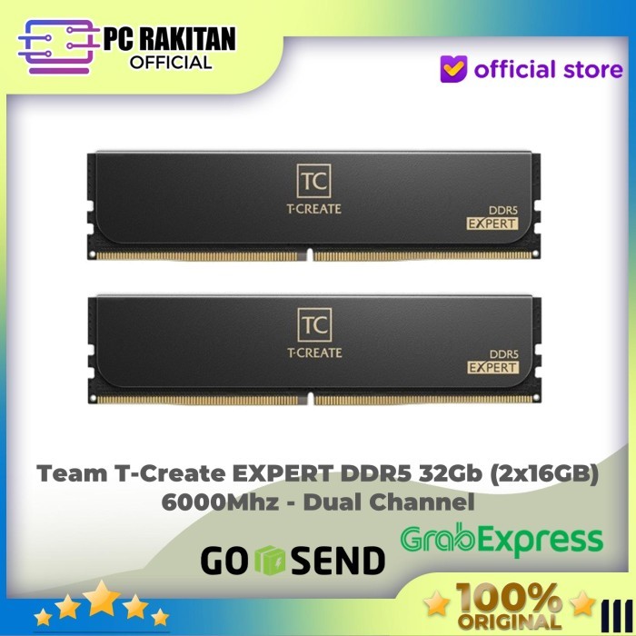 Team T-Create EXPERT DDR5 32Gb (2x16GB) 6000Mhz - Dual Channel