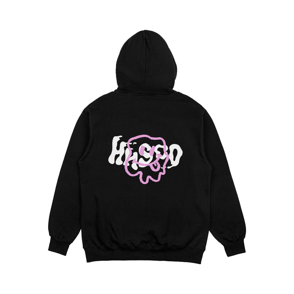 HHSCO - Hoodie Black Abstrak Roll
