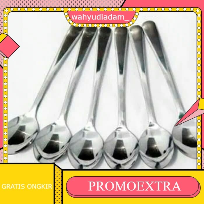 Sendok makan tebal stainless / Sendok tebal polos stainless / sendok Makan caffe stainless / sendok 