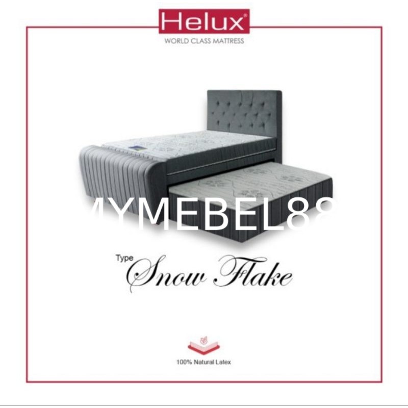 [MYMEBEL88] Springbed Anak Helux Bed dorong Latex 120x200