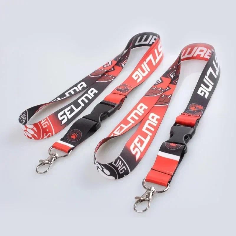 

100pcs/lot Customized lanyard 20mm wide heat transfer print lanyard with release buckle,Custom lanyards logo personalized print