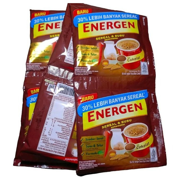 

Energen SEREAL Cokelat 1 Renceng isi 10 SCT