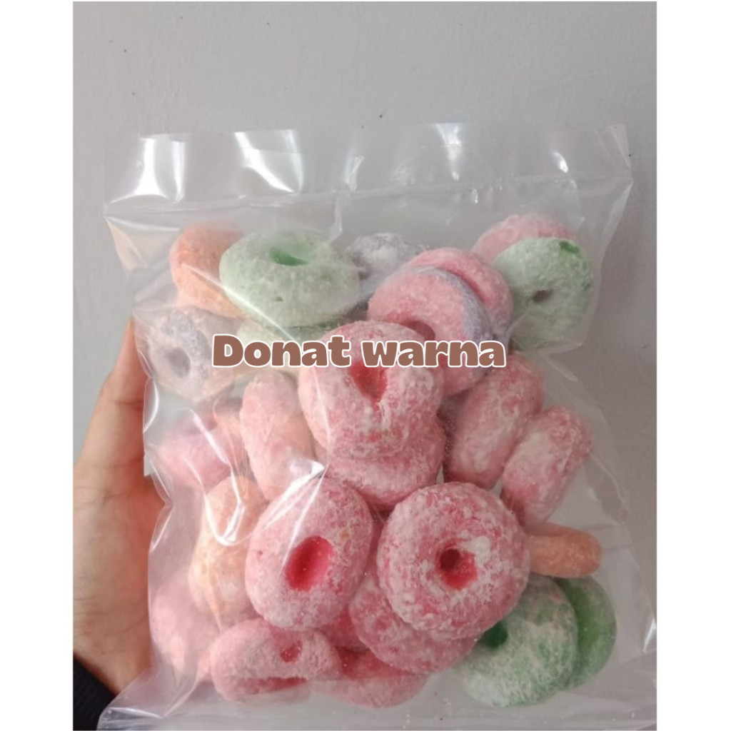 

READY COD donat kering donat warna jadul donat kering gula salju jadul kue kering donat kue donat kering Murah