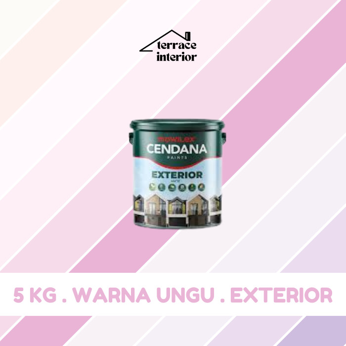 Cat Tembok Mowilex Cendana Exterior Warna Ungu 5 kg