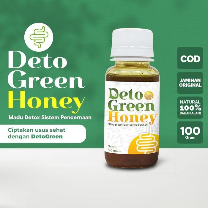 

DetoGreen Teh Herbal dan Madu Detox Sistem Pencernaan Teh Diet Sehat - Honey