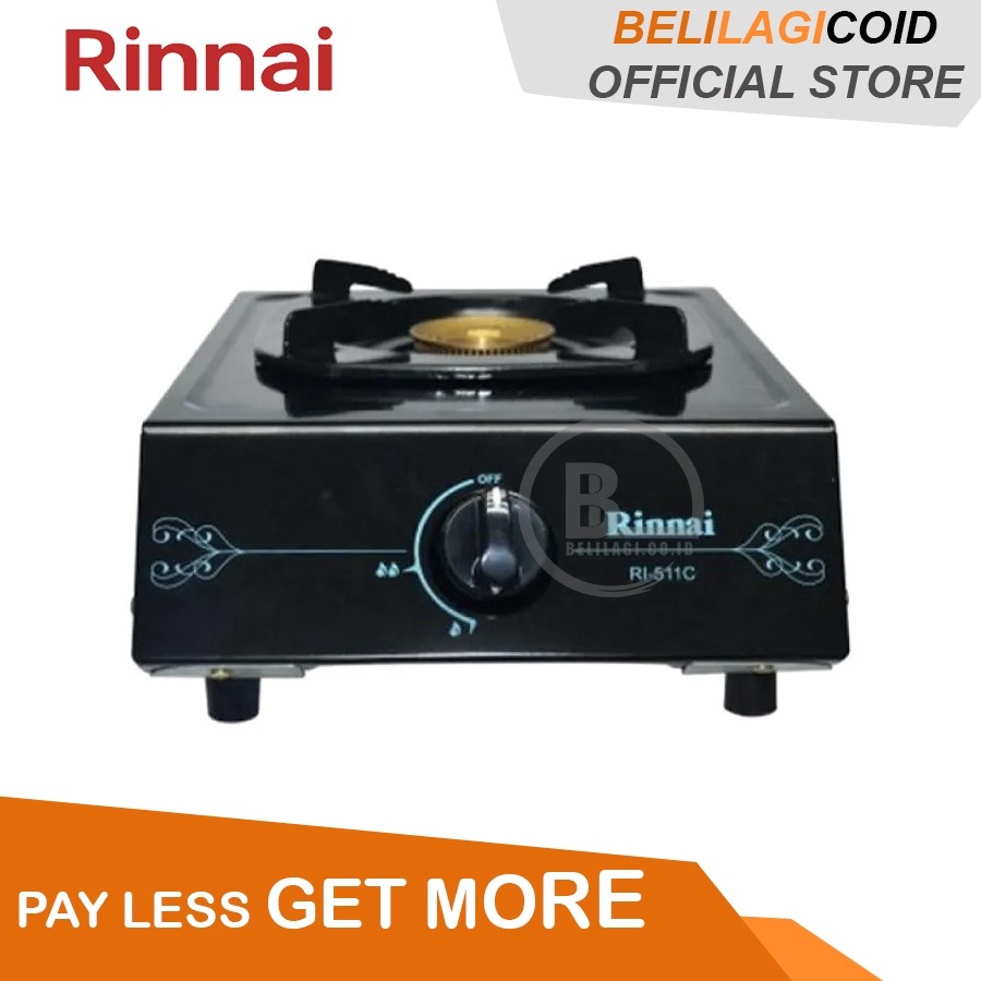 (cod) Rinnai Kompor Gas 1 Tungku RI 511 C / Kompor Rinnai 1 Tungku RI-511C / Kompor Gas Rinnai ORIGI