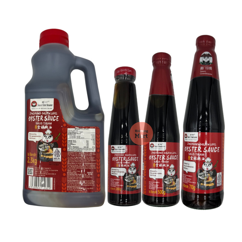 

Grandmaster Saus Tiram / Oyster Sauce Kemasan 280gr 500gr 710gr 2,3kg