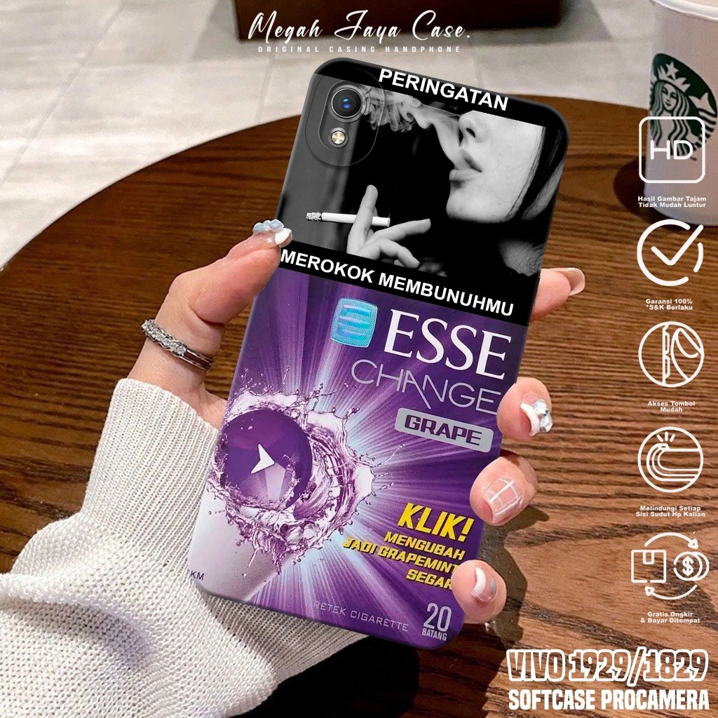 Lilystore- Softcase Hp Vivo 1820 / Vivo 1929 - Case Hp Vivo 1929 / Vivo 1820 Motif Ess - Casing Hp